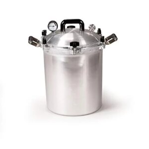 All American 930 Canner Pressure Cooker, 30 qt, Silver