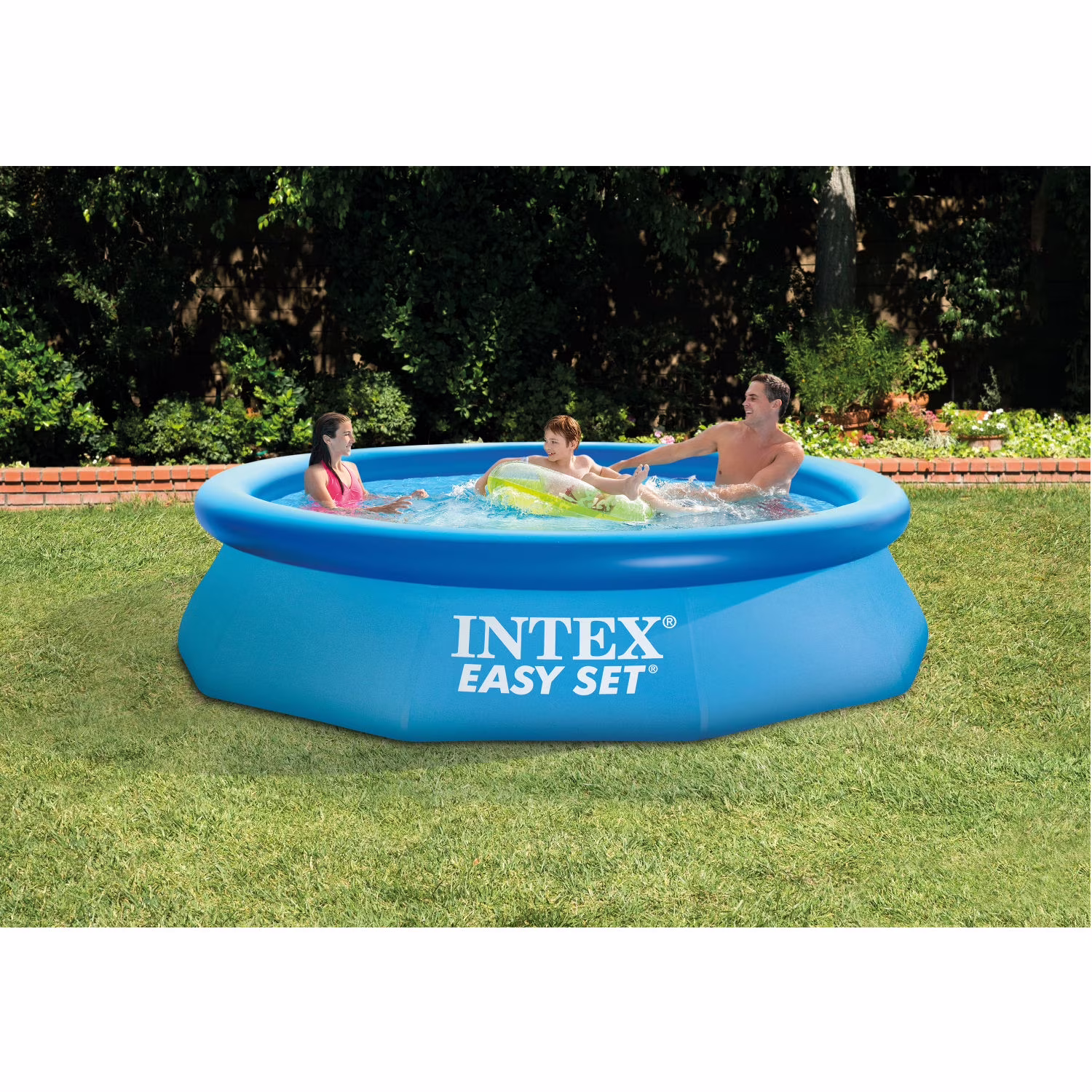 Intex 10′ x 30″ Easy Set Above Ground Swimming Pool With Filter Pump