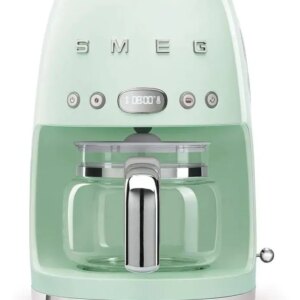Smeg 50's Retro Style Aesthetic Drip Filter Coffee Machine, 10 cups, Pastel Green