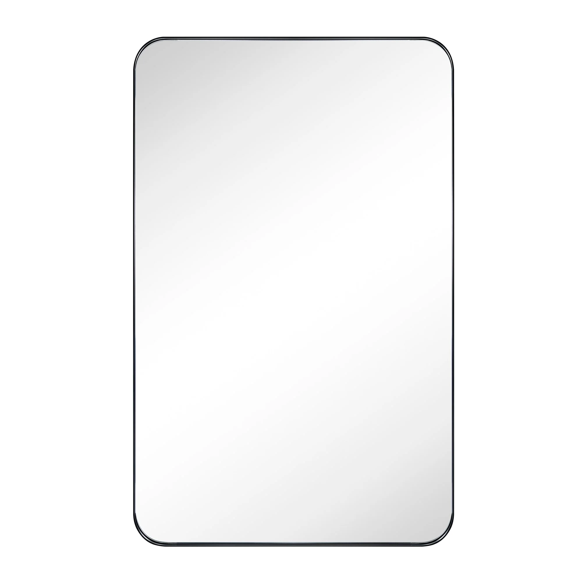 TEHOME WH Recessed Framed Medicine Cabinet with Mirror and Adjustable Shelves 16" x 24" - Chrome