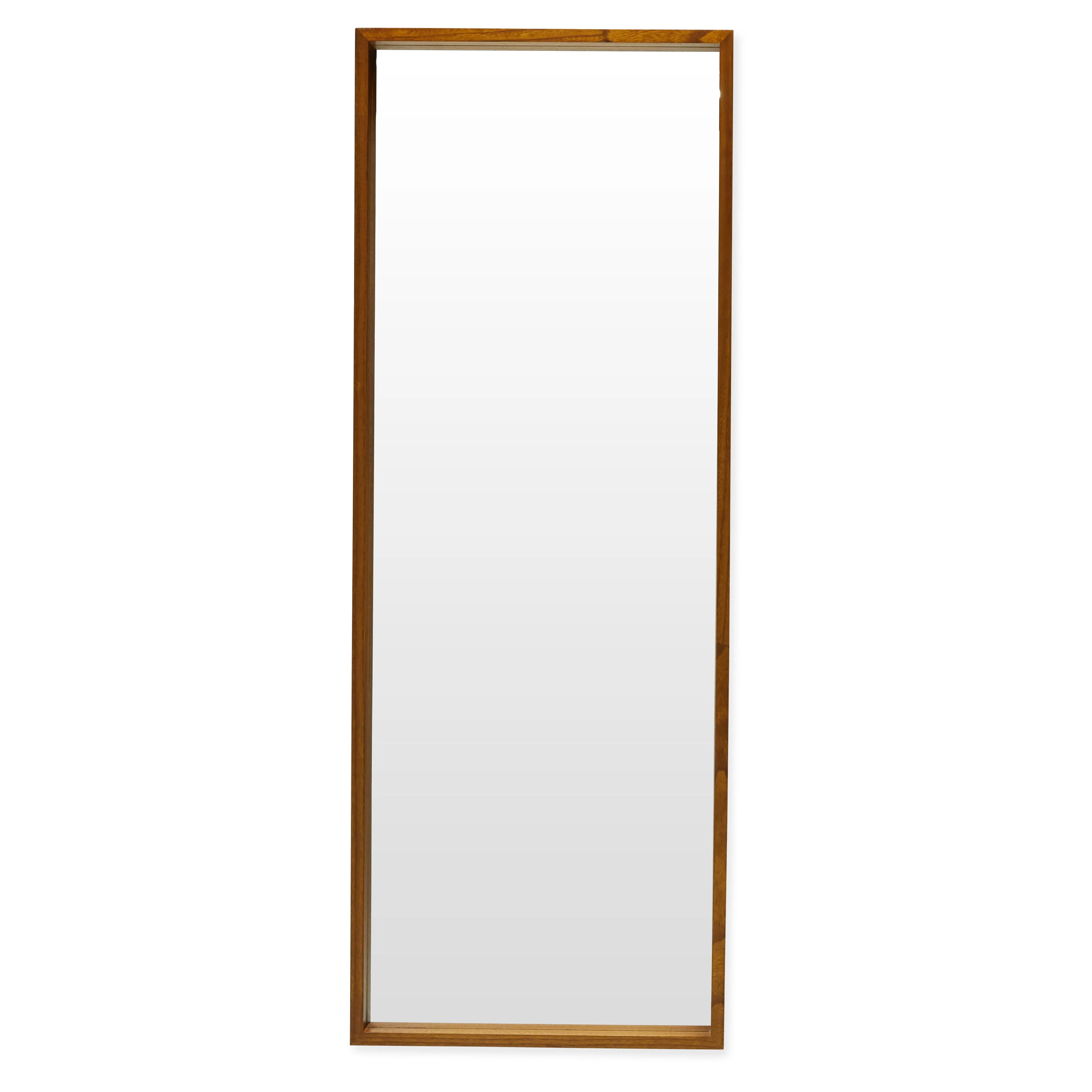 24″ x 65″ Brown Rectangle Wood Leaner Mirror by Drew Barrymore Flower Home