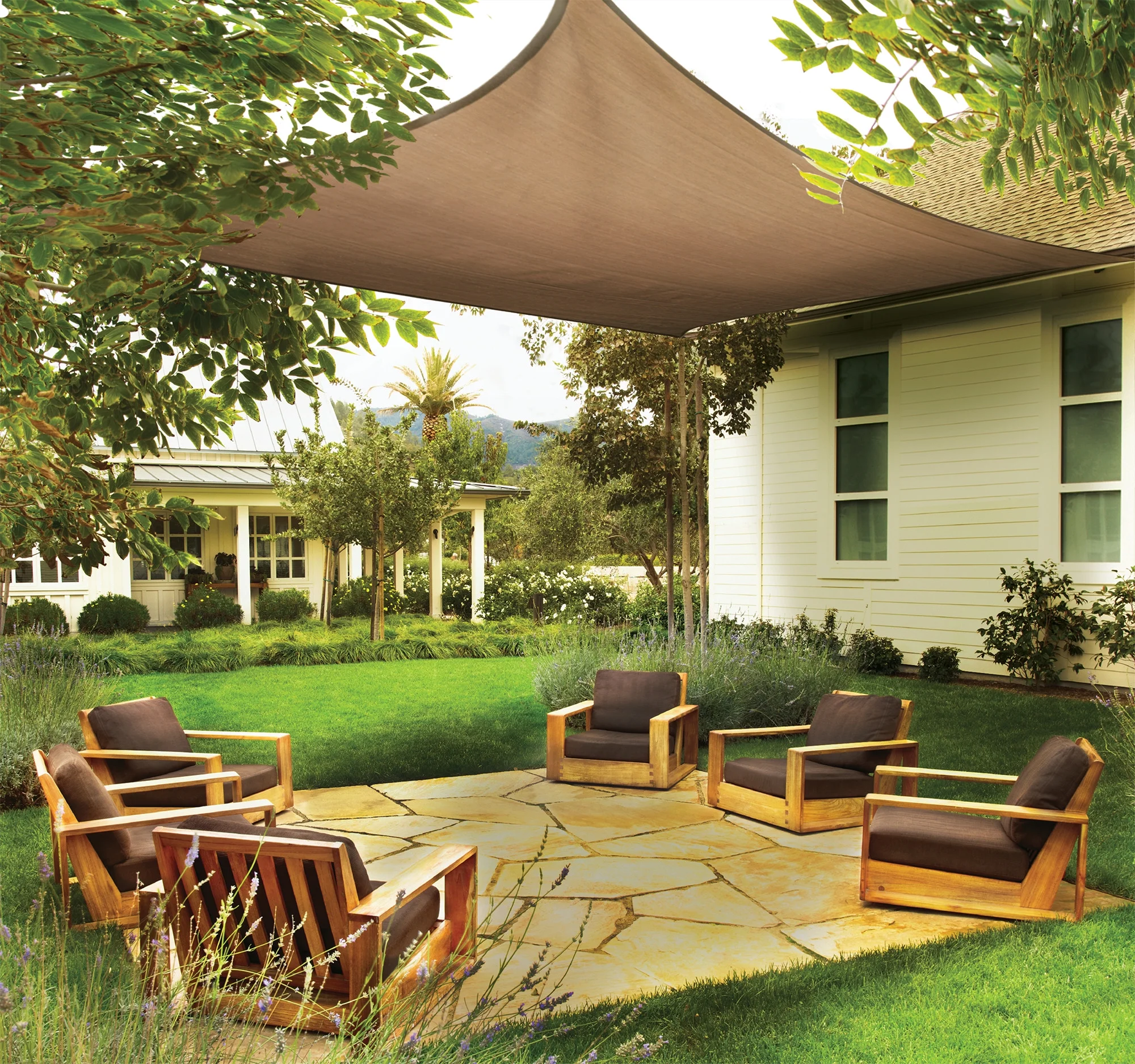 ShelterLogic Shade Sail Square - Heavyweight (Attachment point/pole not included) 16' x 16' Sand