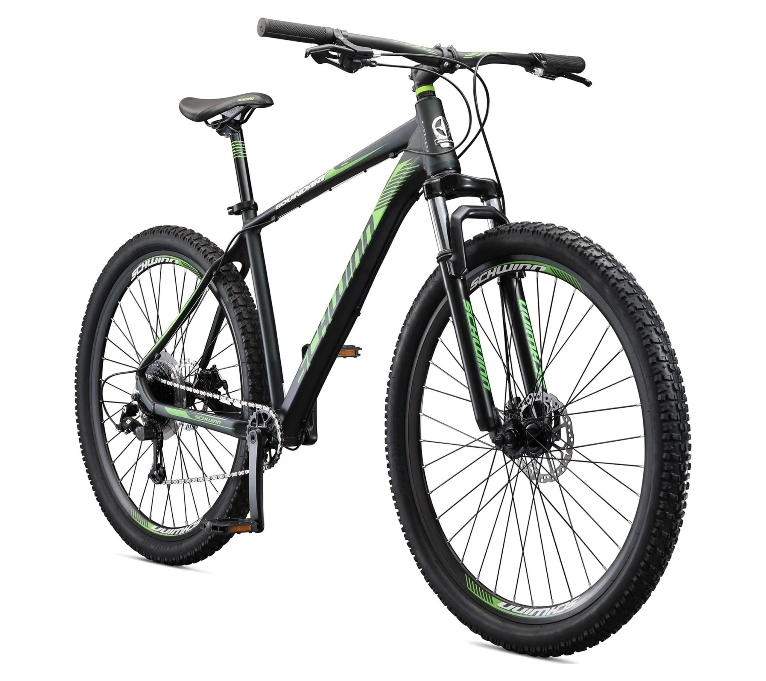 Schwinn 29-in Boundary Mens Mountain Bike, Black And Green – Boundary
