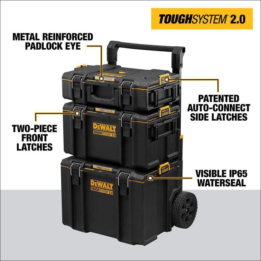 2025 TOUGHSYSTEM 2.0 24 in. Tower Tool Box System (3 Piece Set) DWST60437