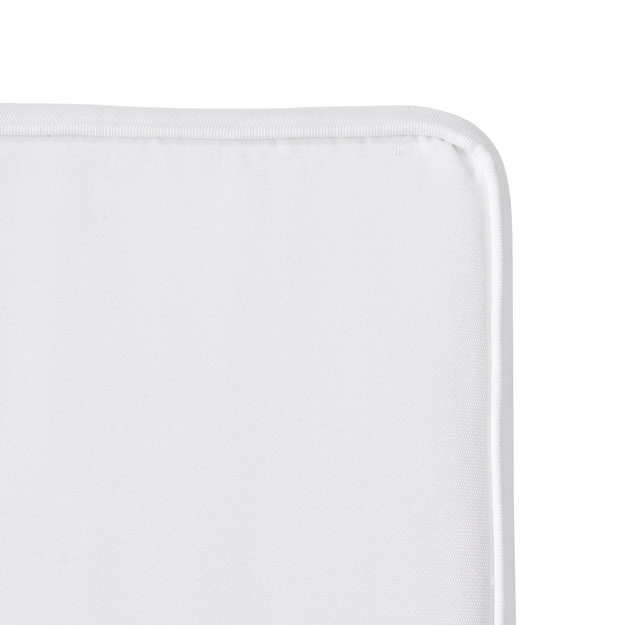 Noble House 23.50"x 27.00" White Rectangle Chair Outdoor Seating Cushions (2 Pack)