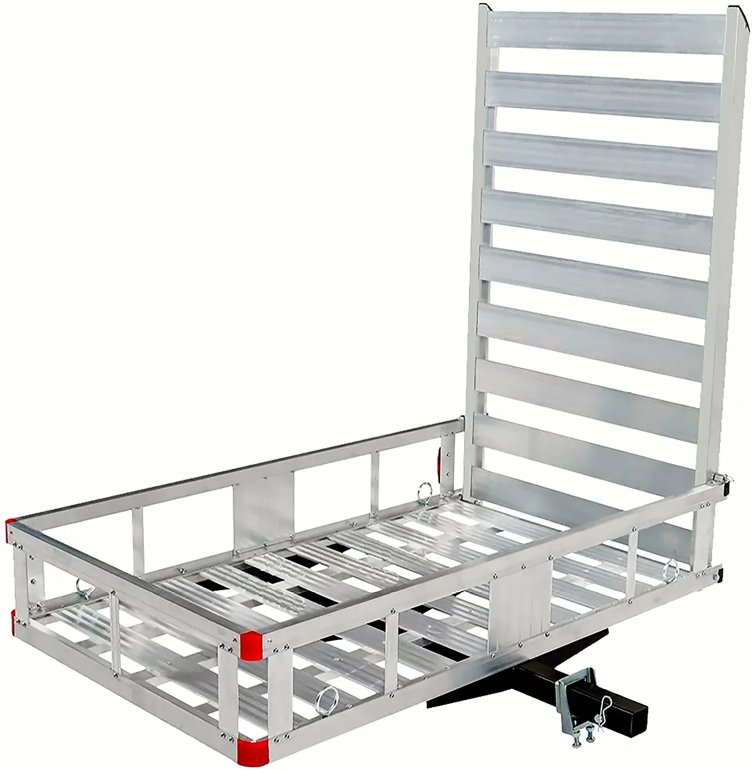 Aluminum Hitch Mount Cargo Carrier With 47 in Long Ramp, 1 Pack – 80779