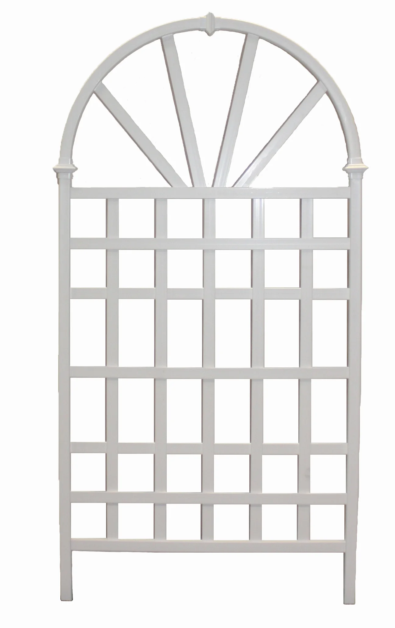 Vita 39"L x 77"H Athens Vinyl Trellis, White, VA68202