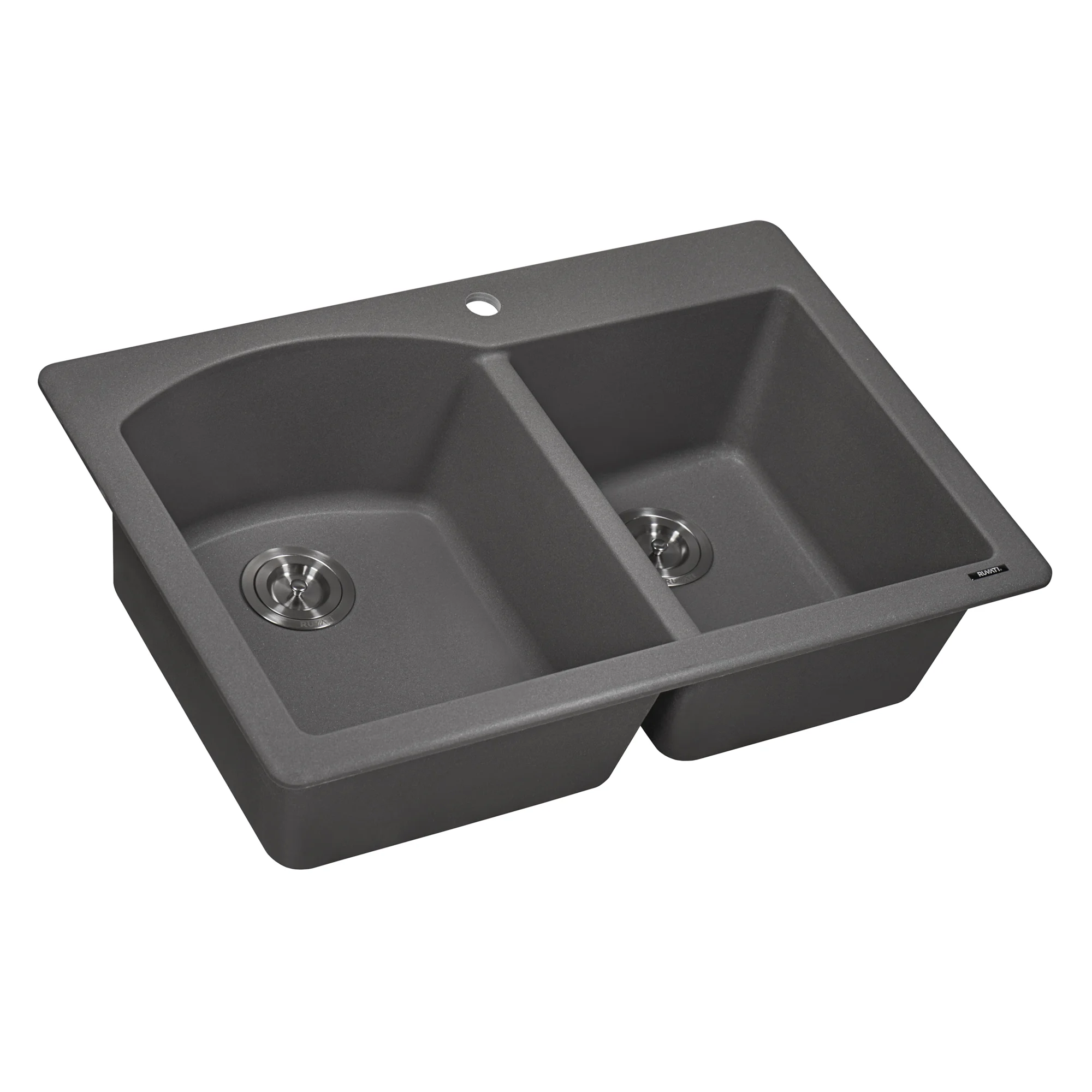 Ruvati RVG1344BK 33 x 22 inch epiGranite Kitchen Sink - Midnight Black
