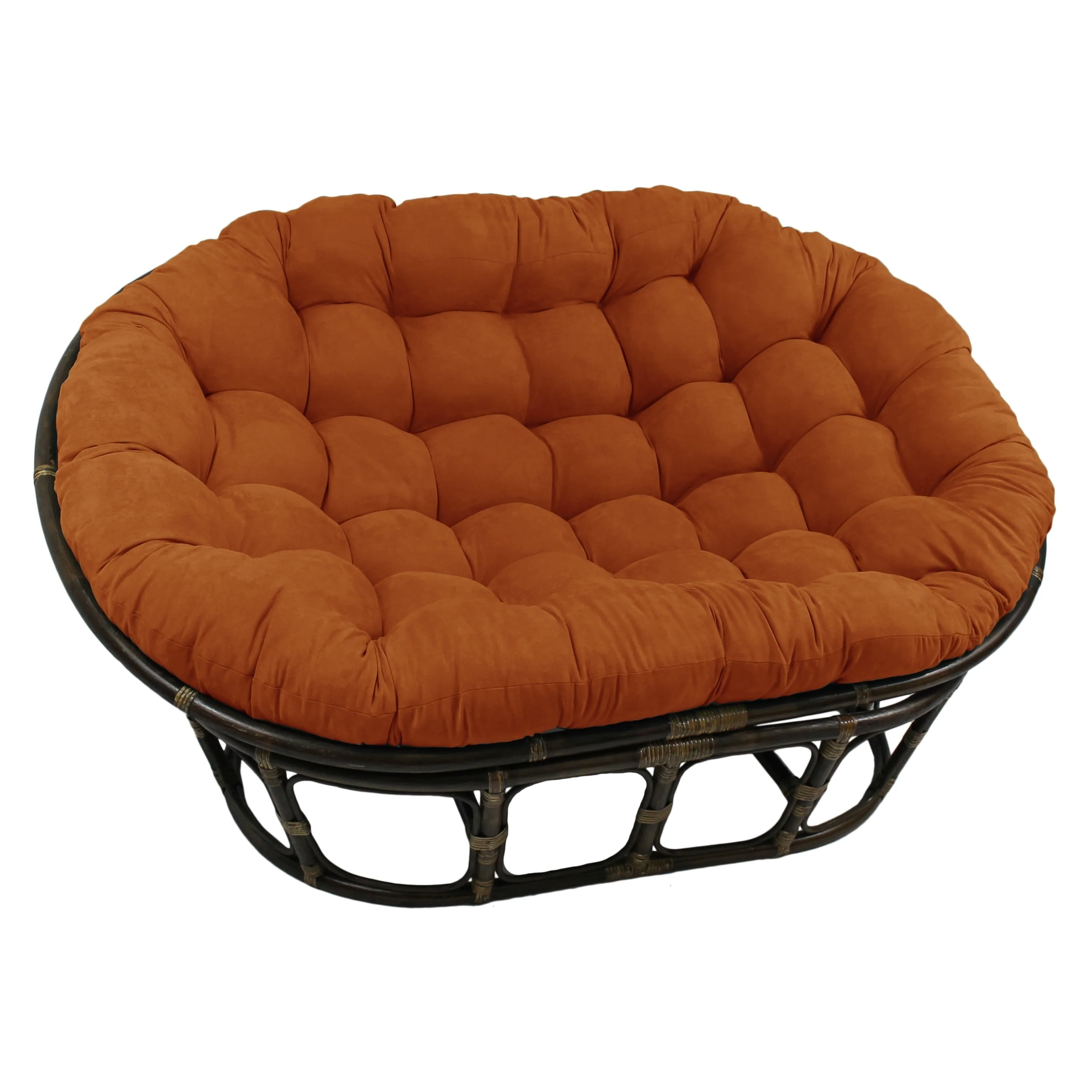 Blazing Needles 78 x 58 in. Oversize Double Papasan Micro Suede Cushion