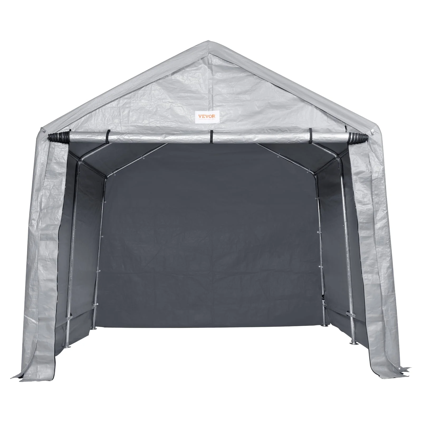 BENTISM Portable Shed Outdoor Storage Shelter, 7 x 12 x 7.36 ft Heavy Duty Instant Storage Tent Tarp Sheds with Roll-up Zipper Door and Ventilated Windows