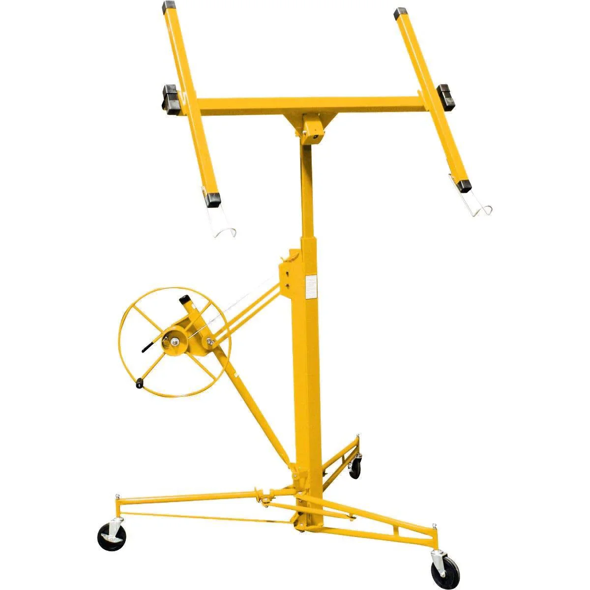 Stark USA 65044 65044 Drywall Lift 11′ Yellow Rolling Sheetrock Panel Hoist Jack