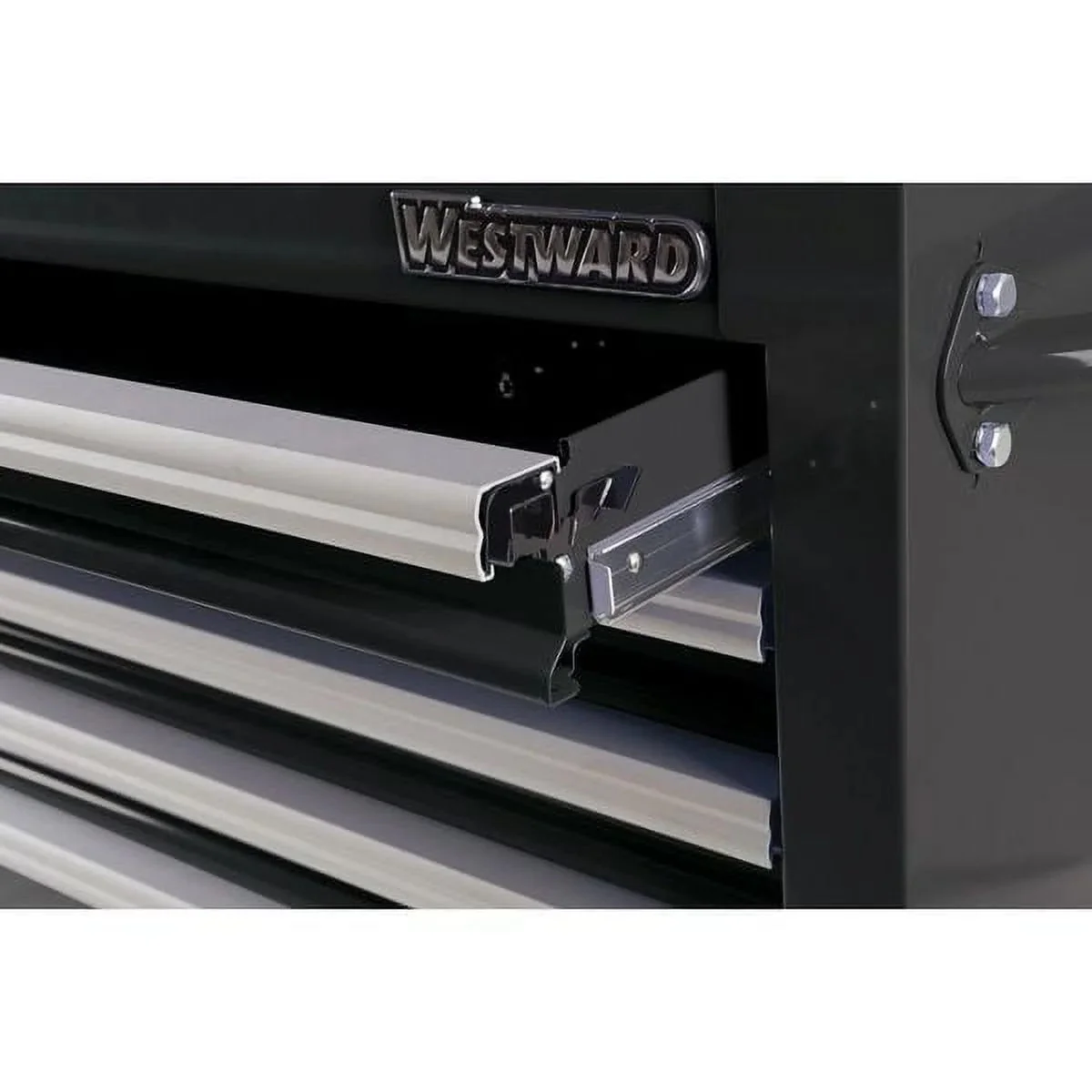 Westward Rolling Tool Cabinet, Black, 42 in x 18 15/16 in x 39 13/16 in, 13 Drawers – 32H892