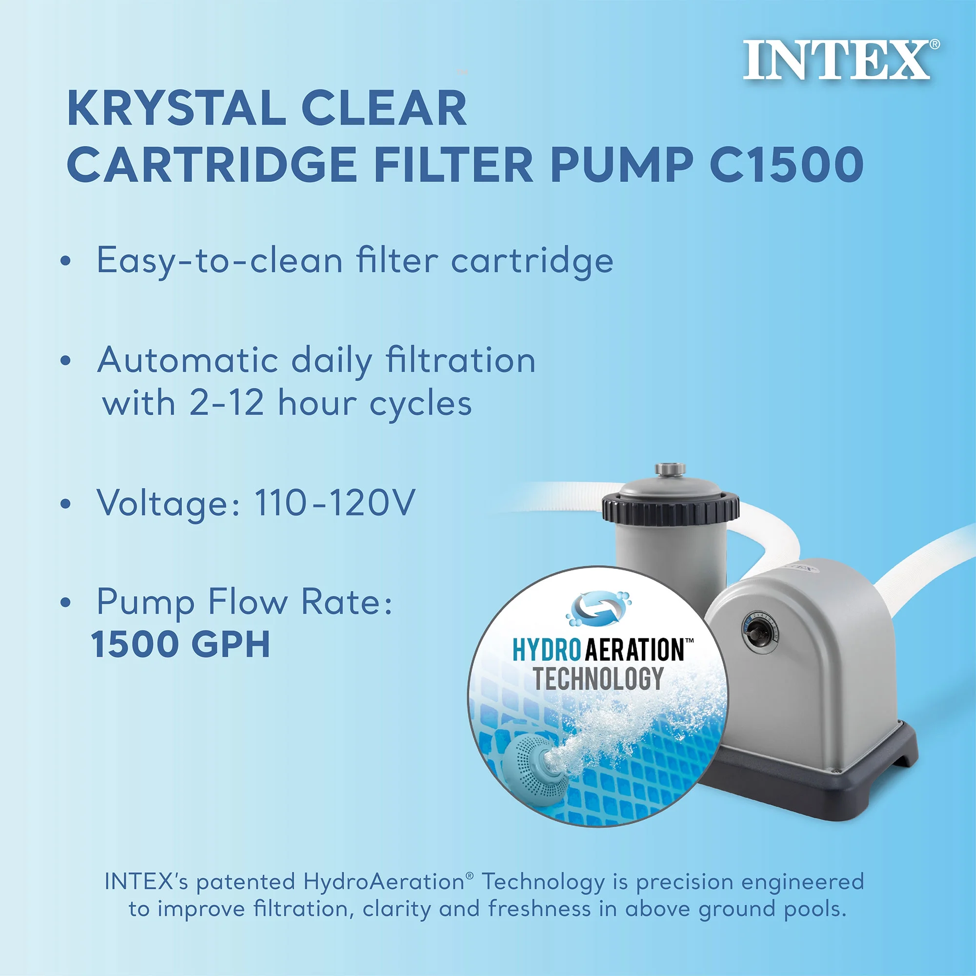 Intex 18' x 48" Inflatable Outdoor Pool Set with Filter Cartridges (6 Pack)