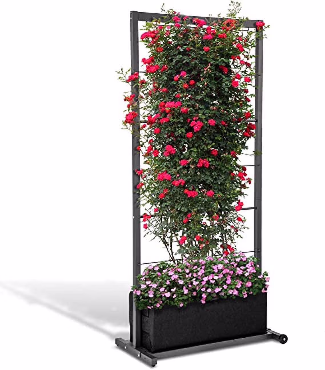 Outland Living Trellis Garden 31.3x 66Black Powder Coated Steel Vertical Trellis