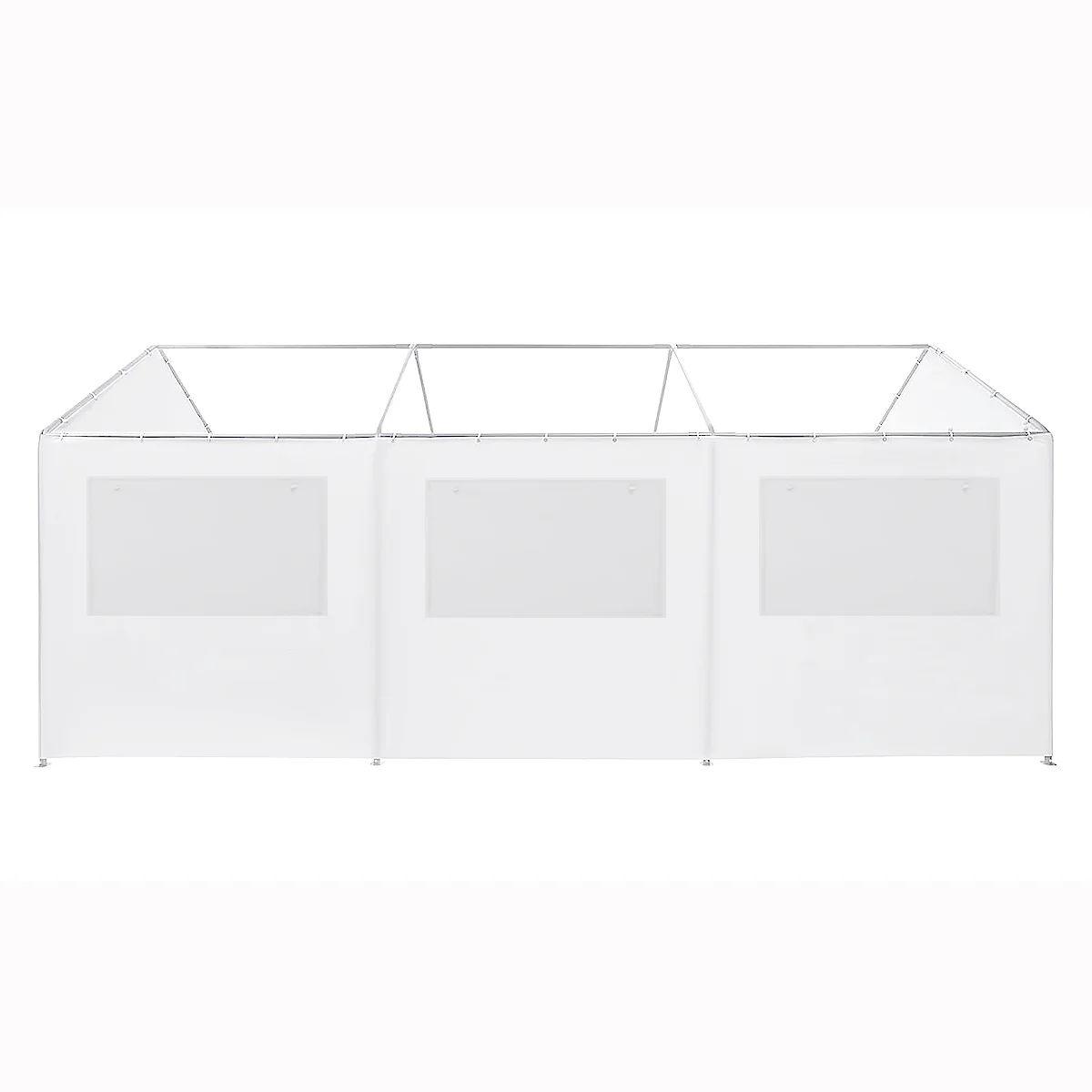 King Canopy 10' x 20' Carport Canopy Sidewall Kit w/ Bug Screen Windows