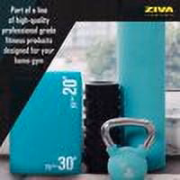 ZIVA 3-in-1 Plyometric Box - High Density PE Foam with No-Slip PVC Cover - Box Jump Exercise Equipment for Workout, Crossfit Training, and Step Exercises (20"x 24"x 30") - Black