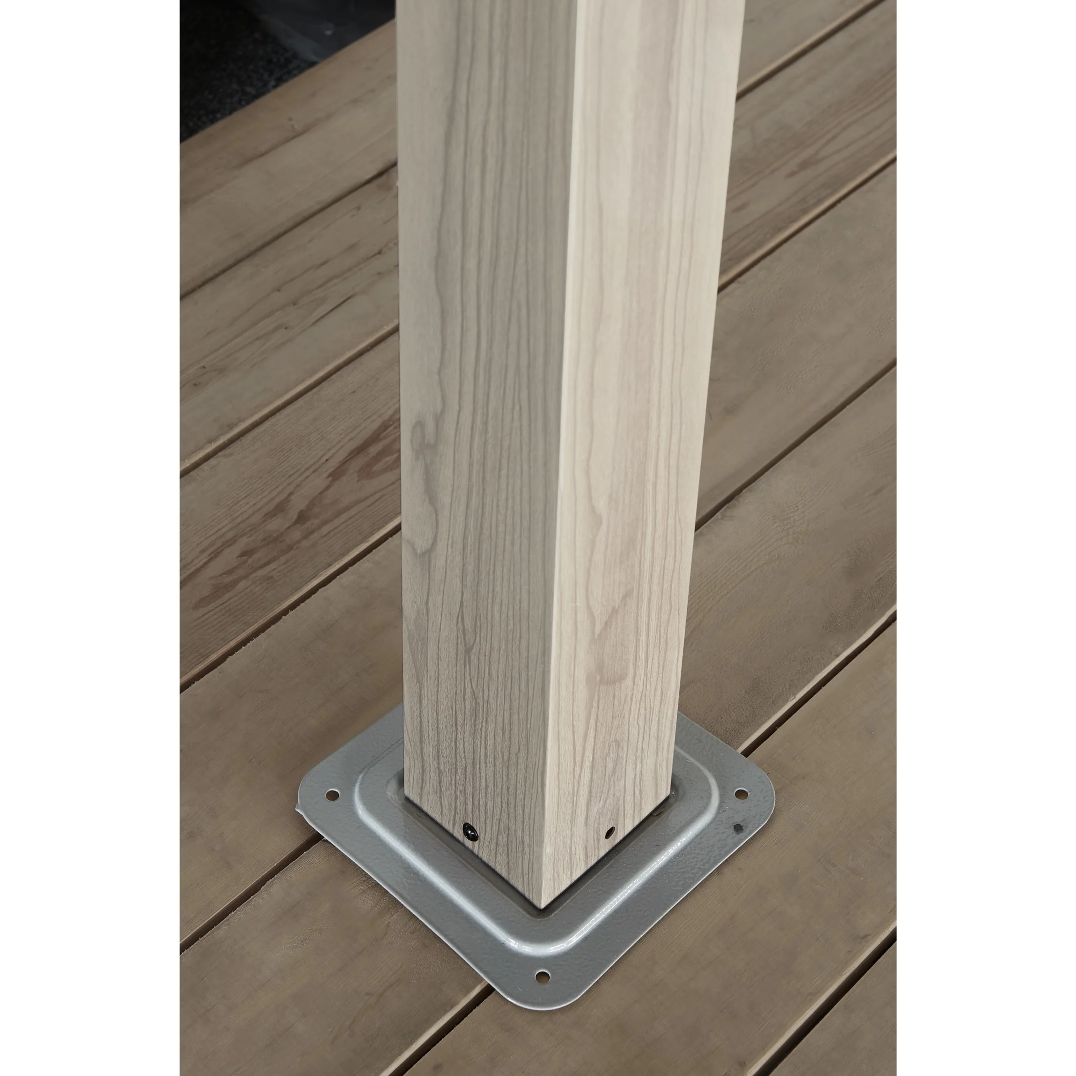 Sojag Fontana Wood Finish Aluminum Frame 10 x 12 ft Pergola