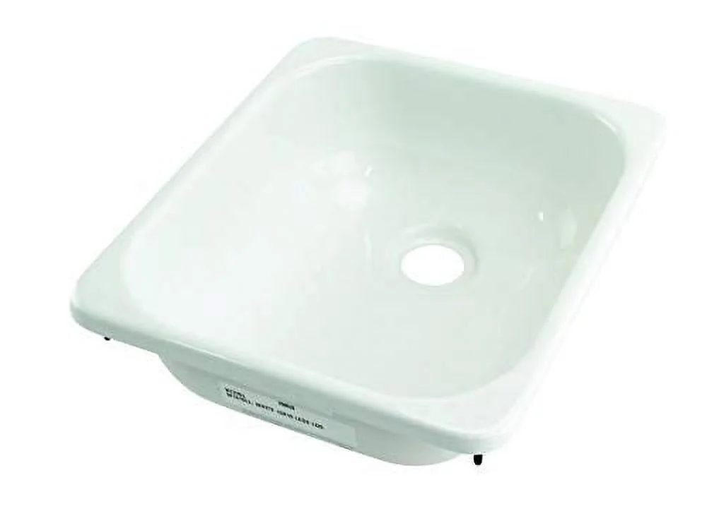 Lippert 209630 Better Bath 13" x 15" Square Galley/Kitchen Sink White
