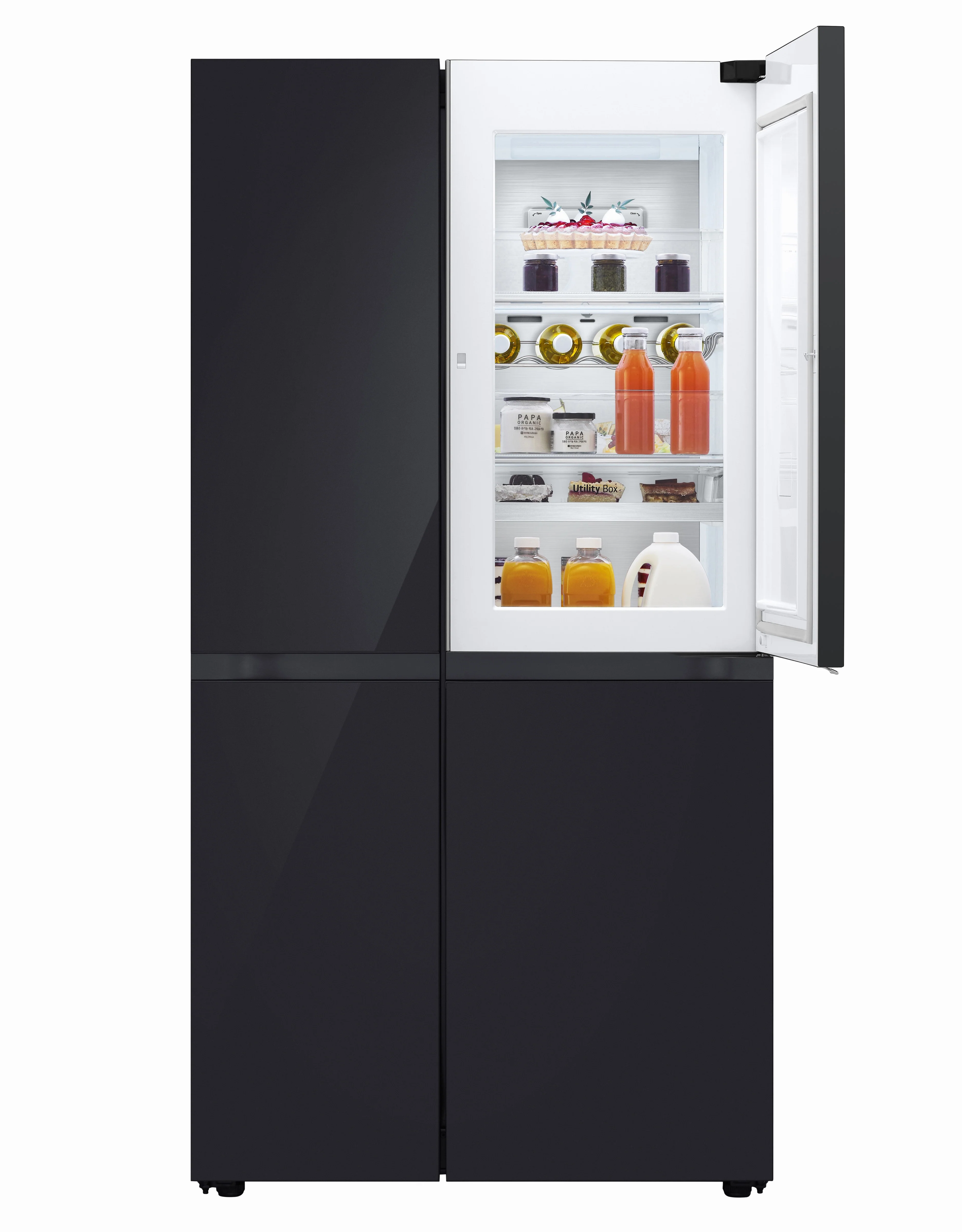 24.5 Cu. Ft. Side-by-Side Refrigerator Inverter with Practical Storage