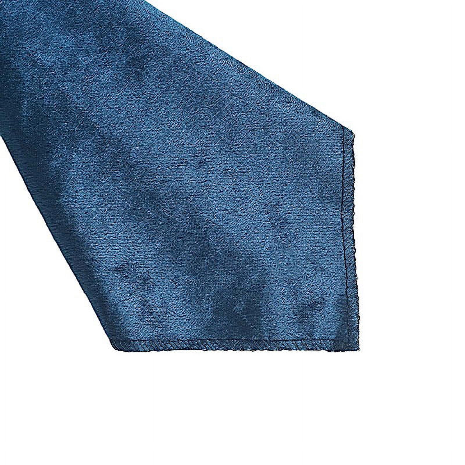 BalsaCircle 100 Pieces 20" x 20" Navy Blue Premium Velvet Napkins Linens