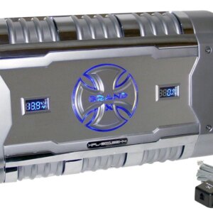 Brand-X - 1204 Watt 4 Channel Mosfet Amplifier with Digital Voltage/Amperage Display