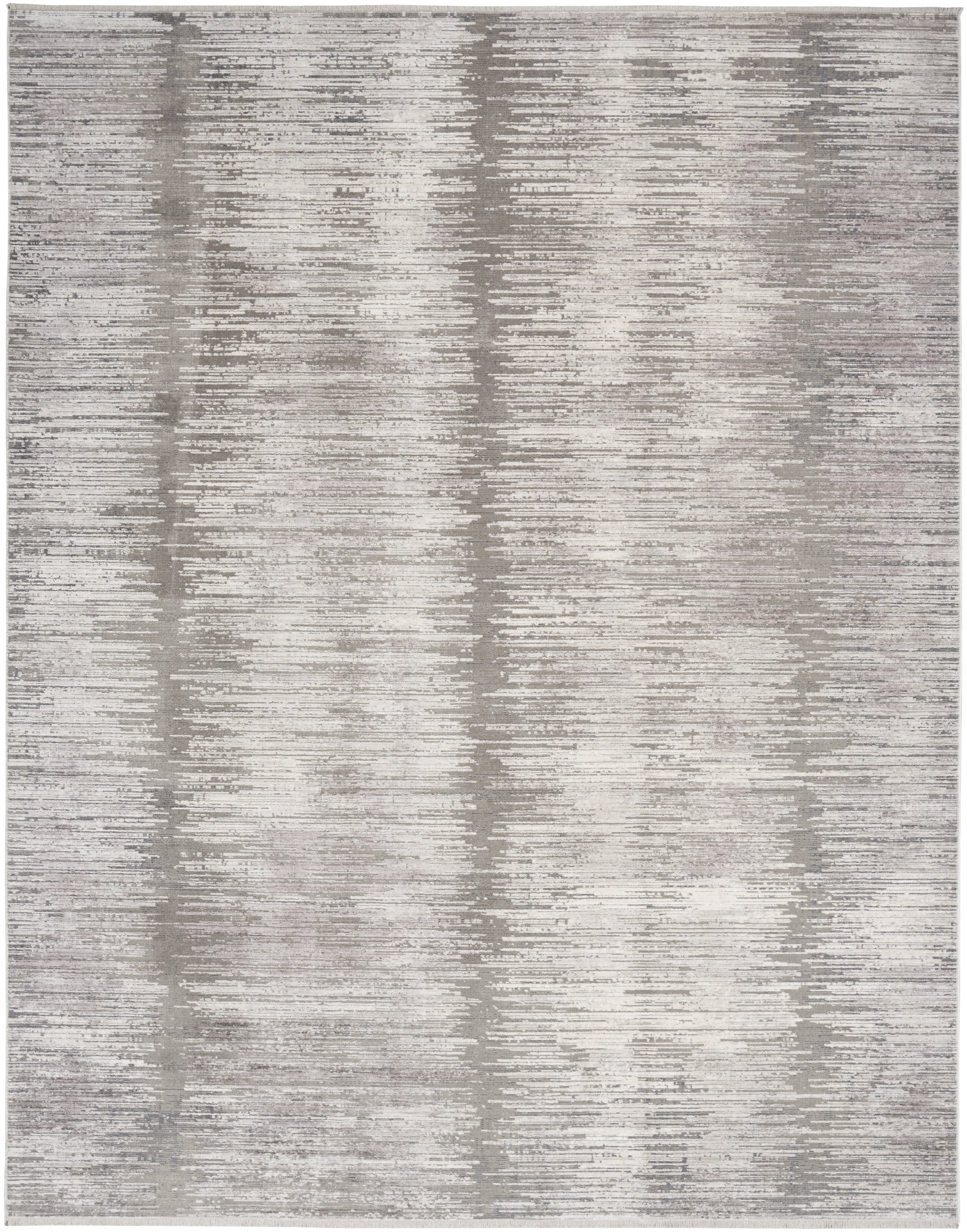 Nourison Modern Abstract Abstract Grey Gold 5'3" x 7'6" Area Rug (5x8)