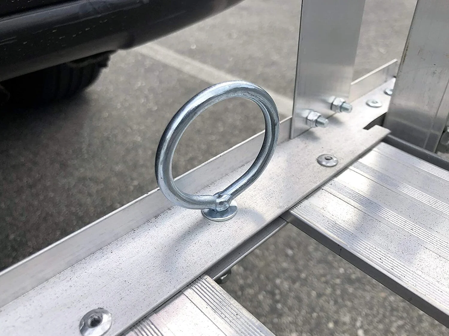 Aluminum Hitch Mount Cargo Carrier With 47 Inch Long Ramp, 1 Pack - 80779