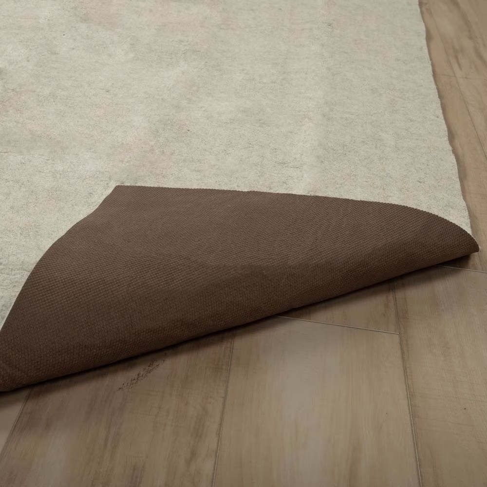 Alora Decor Machine Made Flat Pile Recycled Synthetic Rug Pad, 10′ x 14′