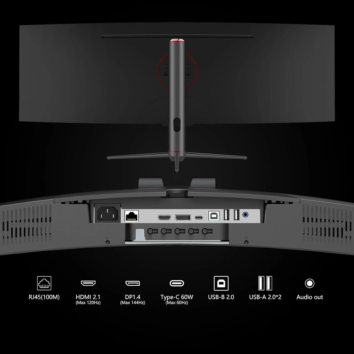 INNOCN 49 Inches Curved Gaming Monitor, 144Hz, HDR400, 32:9 - 49C1G
