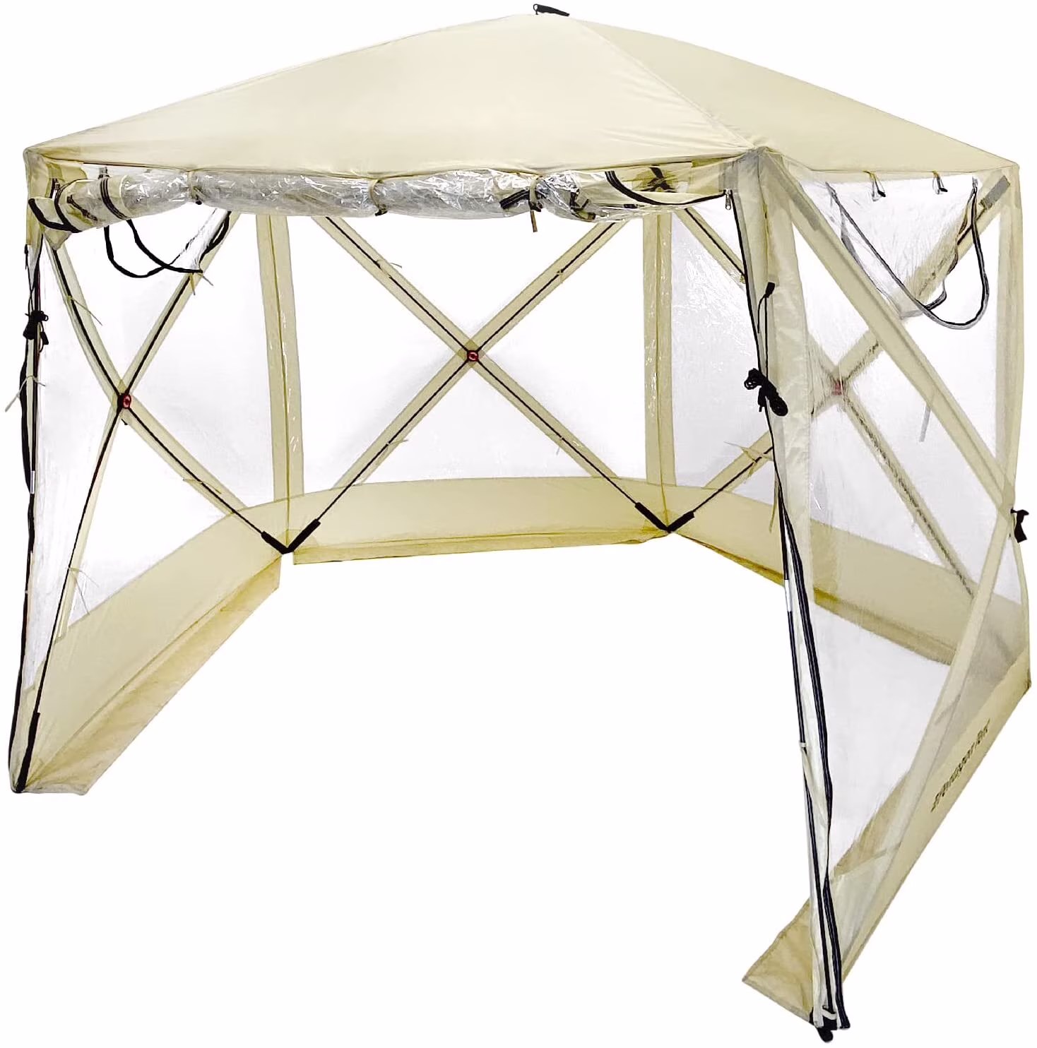 Pentagon Pop Up Bubble Tent Clear – 9.6′ X 9.6′ – Instant Weather Style Tent