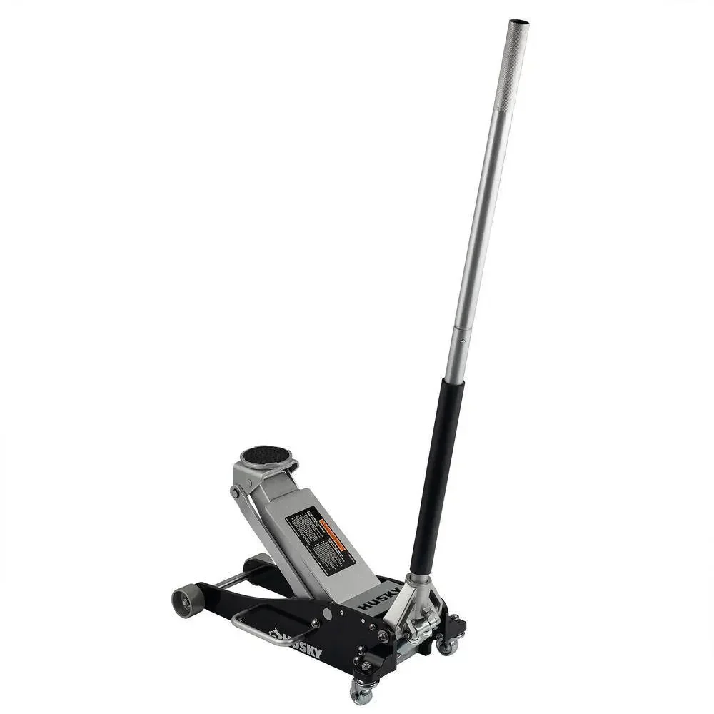 Husky 3-Ton Aluminum and Steel Car Jack, 4 in. to 18-1/2 – HPL4751