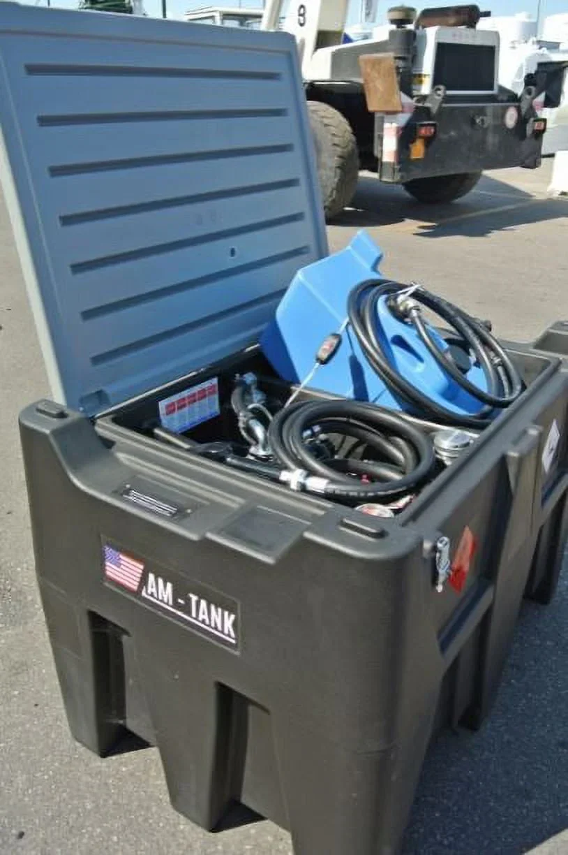 AM - Tank Portable Diesel And DEF Combo Tank, 105gl + 13gl, With 12V Pumps - AM-TANK 105gl