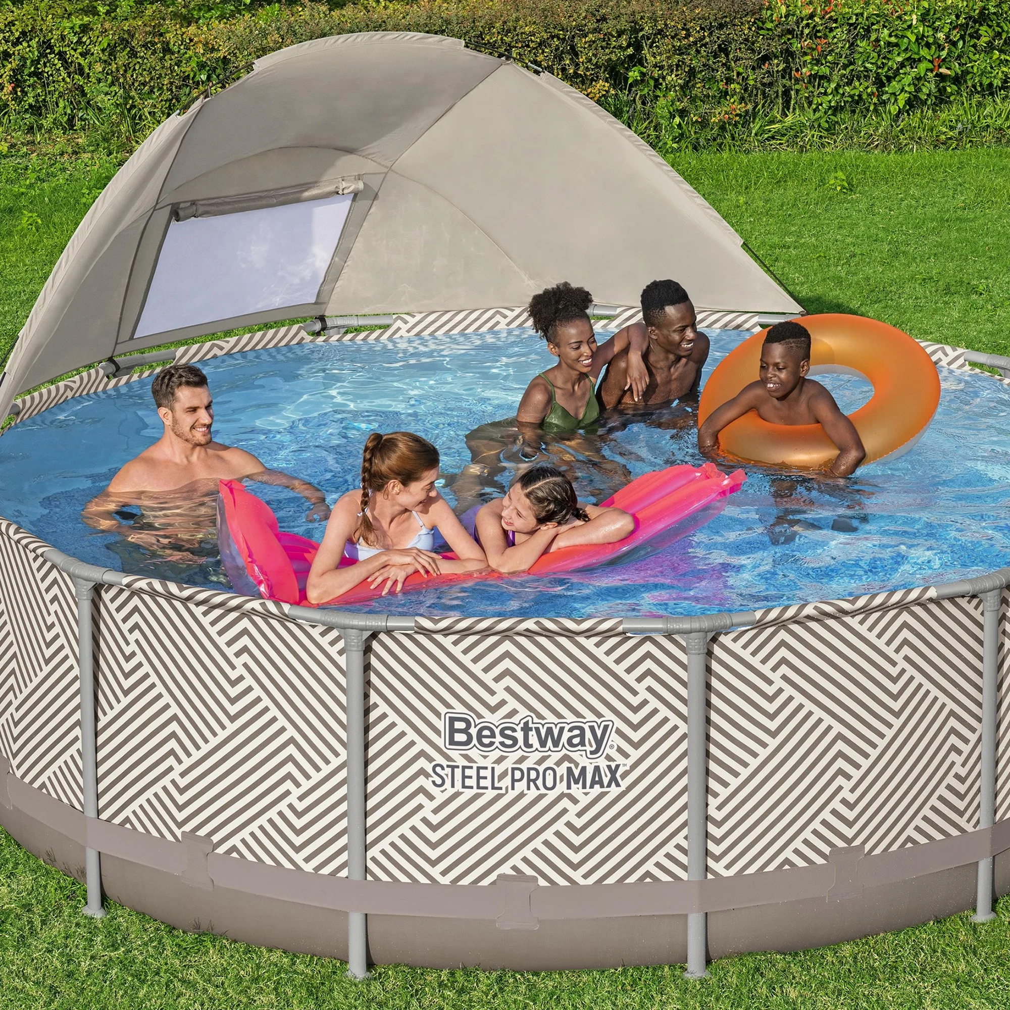 Bestway Steel Pro MAX 12' x 30" Above Ground Outdoor Swimming Pool Set