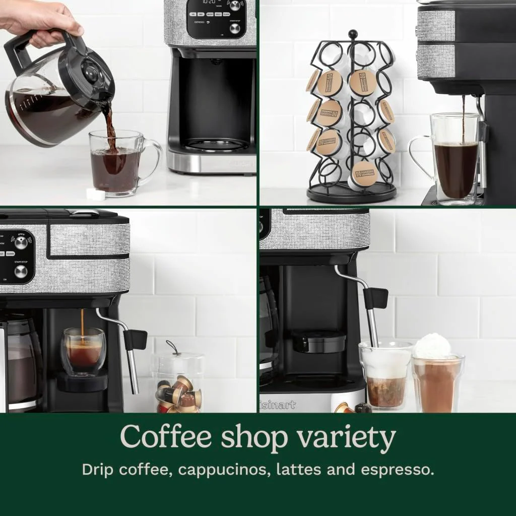 Coffeemaker 4-In-1 Coffee Center Barista Machine