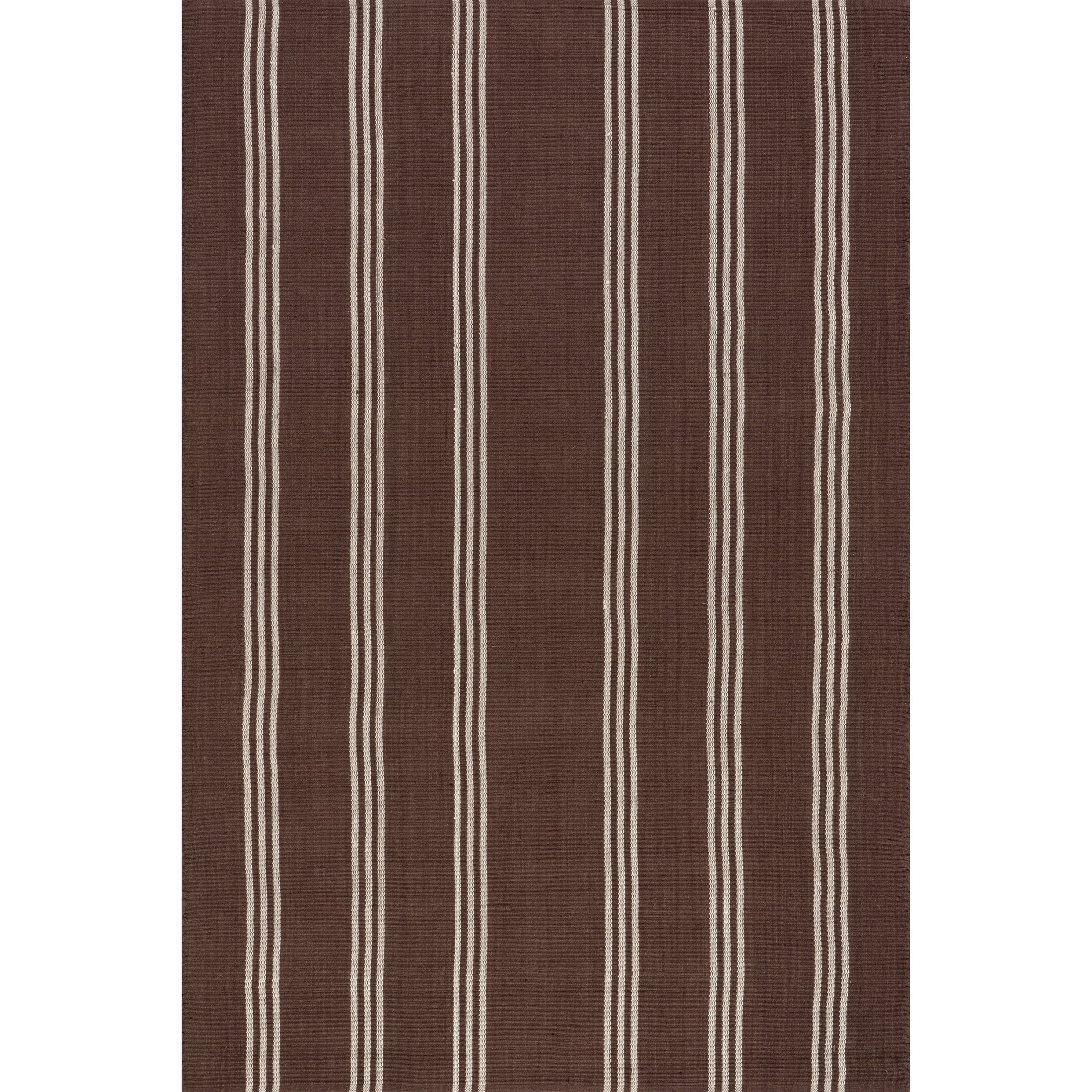 Rugs USA Hawthorn Striped Wool Area Rug, 4' x 6', Hawthorn Ivory